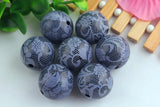 20mm Large Acrylic Pearl Print Lace Beads (100PCS)