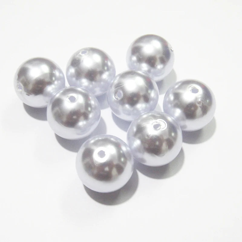 20mm Acrylic Pearl Beads 100pcs/lot