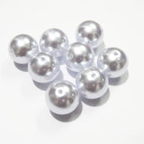 20mm Acrylic Pearl Beads 100pcs/lot