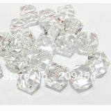 20mm Transparent Cube Chunky Beads - 105pcs/bag