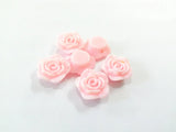 Pastel Light Pink Small Acrylic Rose Flower Beads 330pcs