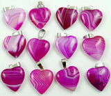 20mm Tiger Eye Crystal Heart Charms Pendant for Jewelry Making