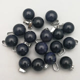 20mm Natural Stone Pendants Charms for Jewelry Making 50pcs