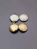 DIY Round Photo Frame Locket Charms Pendant Jewelry Making Lot of 20