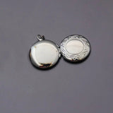 DIY Round Photo Frame Locket Charms Pendant Jewelry Making Lot of 20