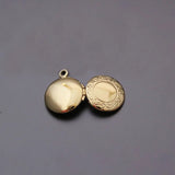 DIY Round Photo Frame Locket Charms Pendant Jewelry Making Lot of 20