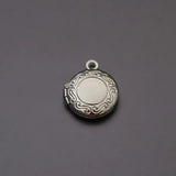 DIY Round Photo Frame Locket Charms Pendant Jewelry Making Lot of 20