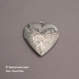 DIY Stainless Steel Charms Locket Pendant for Jewelry Making