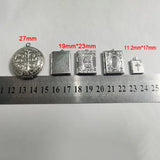 Jesus Cross Photo Frame Stainless Steel Charms Locket Pendant