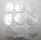 20pcs 35mm Natural Shell for DIY Earring Charms Findings