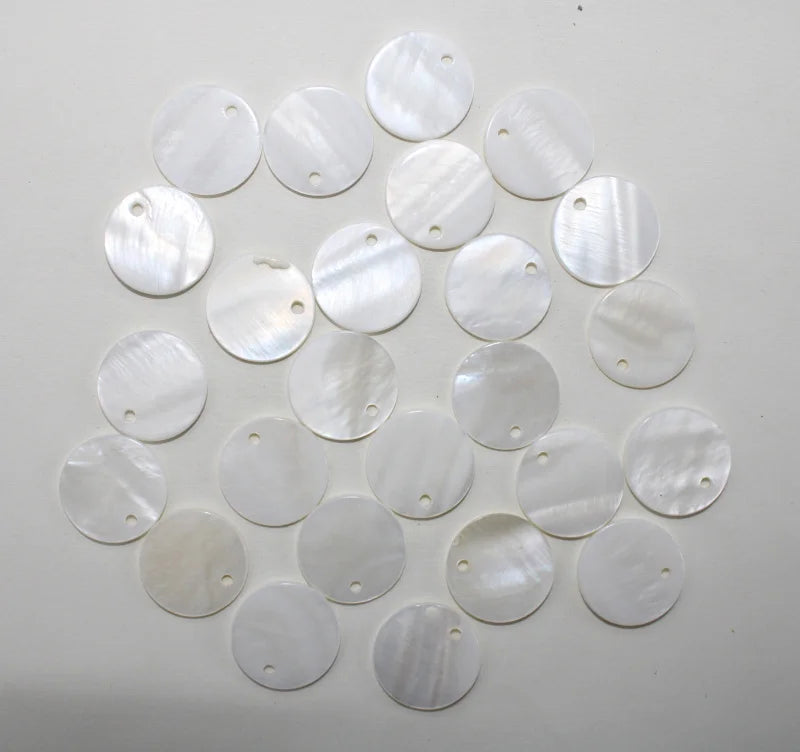 20pcs 35mm Natural Shell for DIY Earring Charms Findings