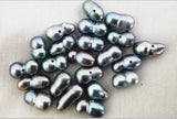 20pcs 11x7mm Sea Gray Loose Pearl Beads DIY Jewelry Necklace Bracelet