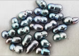 20pcs 11x7mm Sea Gray Loose Pearl Beads DIY Jewelry Necklace Bracelet