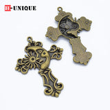 20pcs Christian Religious Rosary Centerpiece Charms 53*39mm