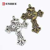 20pcs Christian Religious Rosary Centerpiece Charms 53*39mm