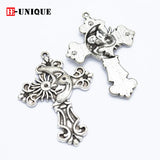 20pcs Christian Religious Rosary Centerpiece Charms 53*39mm