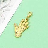 20pcs DIY Hand Star Moon Accessories for Bracelets Necklaces Brooch Jewelry