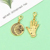 20pcs DIY Hand Star Moon Accessories for Bracelets Necklaces Brooch Jewelry