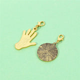 20pcs DIY Hand Star Moon Accessories for Bracelets Necklaces Brooch Jewelry