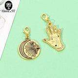 20pcs DIY Hand Star Moon Accessories for Bracelets Necklaces Brooch Jewelry
