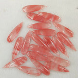 20pcs Watermelon Red stone water drop Pendants charms for jewelry