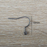 20pcs Titanium Earrings Findings DIY Earrings Clasps Hooks