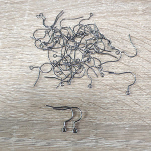 20pcs Titanium Earrings Findings DIY Earrings Clasps Hooks