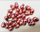 20pcs 10x6mm Sea Purple Red Loose Pearl Beads DIY Jewelry Necklace Bracelet