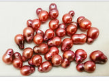 20pcs 10x6mm Sea Purple Red Loose Pearl Beads DIY Jewelry Necklace Bracelet