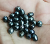 20pcs 4.5X6mm Natural Sea Drop Loose Pearl AAA+ DIY Jewelry Necklace