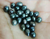 20pcs 4.5X6mm Natural Sea Drop Loose Pearl AAA+ DIY Jewelry Necklace