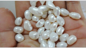 20pcs 8x7x6mm Natural Sea Pearl Beads DIY Jewelry Necklace Bracelet