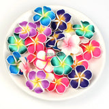 20pcs Mixed Polymer Clay Big Flower Spacer Beads for DIY Jewelry Making