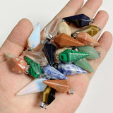 20pcs Natural Stone Charms Set for Jewelry Making
