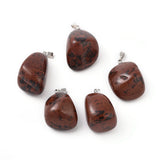 20pcs Natural Stone Mixed Pendants Charms DIY Jewelry Making