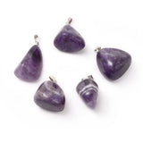 20pcs Natural Stone Mixed Pendants Charms DIY Jewelry Making