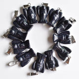 20pcs Carved Sand Stone Angel Charms Pendants for Jewelry Making