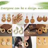 20pcs Korea Bohemia Rattan Vine Drop Earrings DIY Jewelry