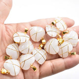 20pcs Wire Wrap tree of life heart glass crystal mixed pendants