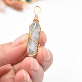 20pcs Mixed Pillar Shape Golden Iron Wire Pendants for Jewelry Making