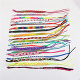 20pcs Cotton Rope Jewelry Cuff Bracelet Ankle Bangles for Men Women
