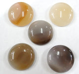 20pcs Natural Malachite Cabochons 25mm No Hole Beads DIY Jewelry Making