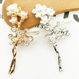 20pcs Branch Pendant Alloy Bird flower DIY charm Pearl Bracelet Necklace