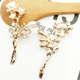 20pcs Branch Pendant Alloy Bird flower DIY charm Pearl Bracelet Necklace