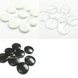 Acrylic Flat Coin Discs Beads 300pcs 21mm 200pcs 25mm 110pcs 32mm 62pcs 41mm