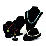 High Neck Velvet Jewelry Display Stand Rack