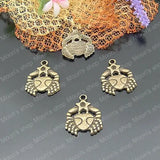 Antique Bronze Constellations Cancer Charms Pendants DIY Findings 30 Pieces