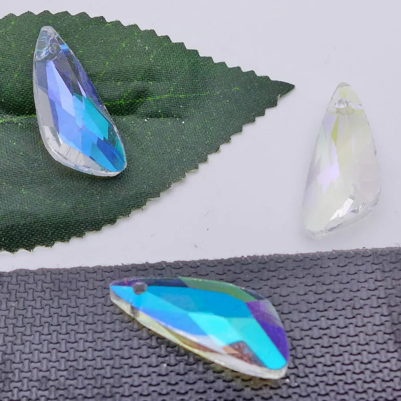 Crystal Knife/Wish Granter Austrian Crystal Pendant Nuggets Charm 50pcs
