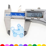 240pcs Baby Carriage Acrylic Necklace Pendants DIY Charms