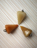 24PC Natural Stone Amethysts Agates Charms Necklace Pendants for Jewelry Making